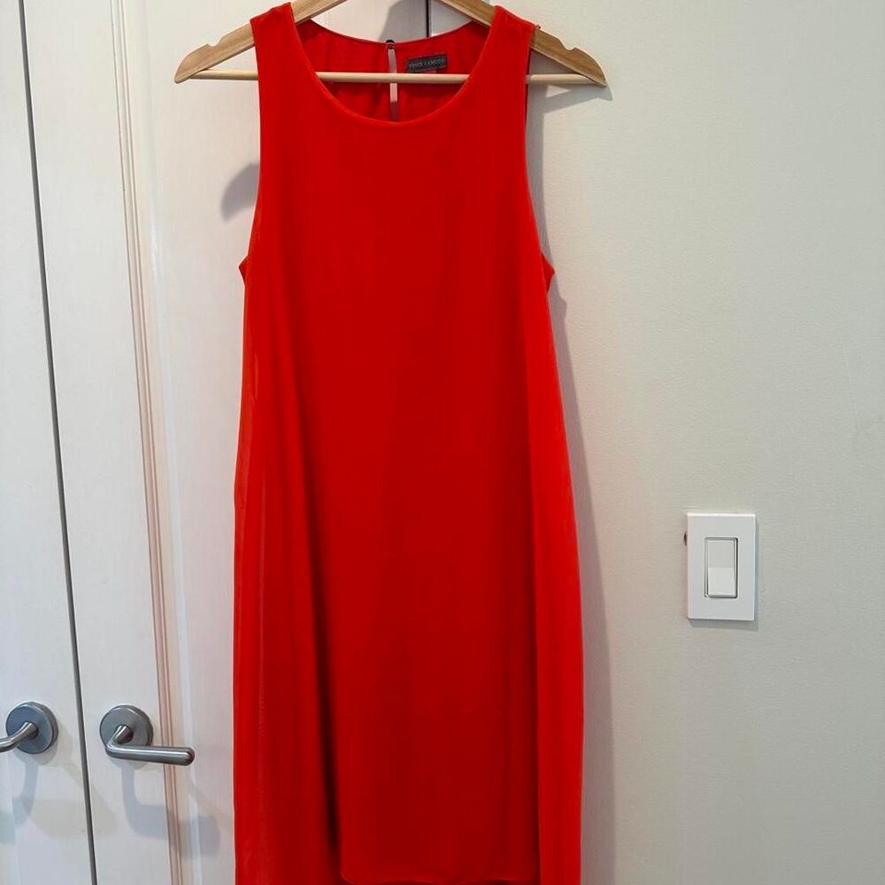 Vince Camuto Dress in Lobster Red